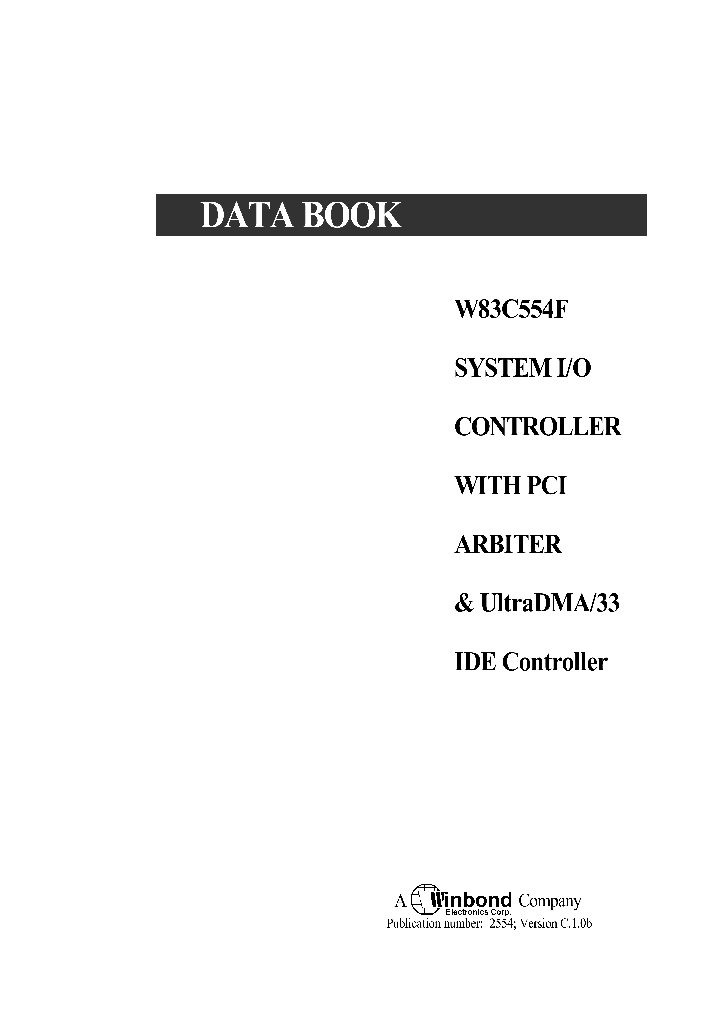 W83C554F_1335802.PDF Datasheet