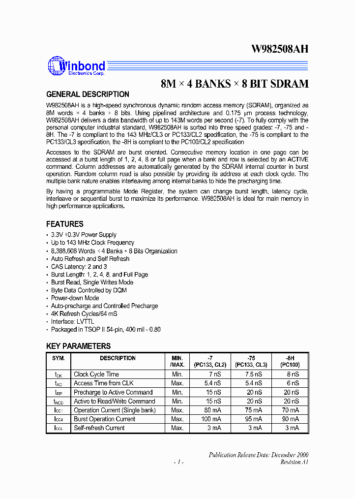 W982508AH_1335879.PDF Datasheet