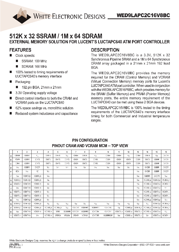 WED9LAPC2C16V8BC_1086445.PDF Datasheet