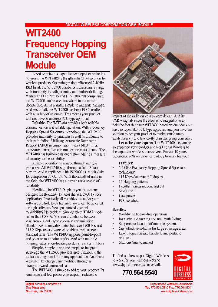 WIT2400_1336103.PDF Datasheet