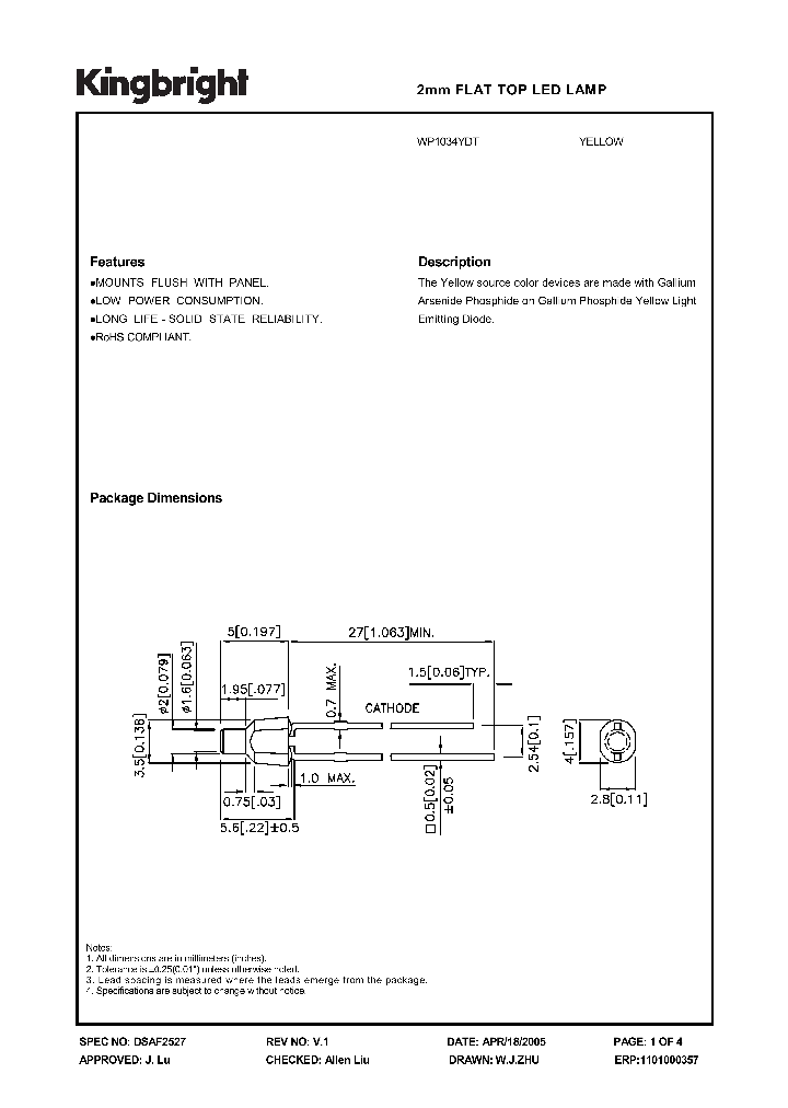 WP1034YDT_1336393.PDF Datasheet