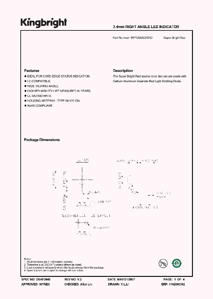 WP1384ADSRD_1336438.PDF Datasheet