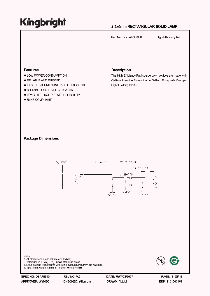 WP383IDT_1336533.PDF Datasheet