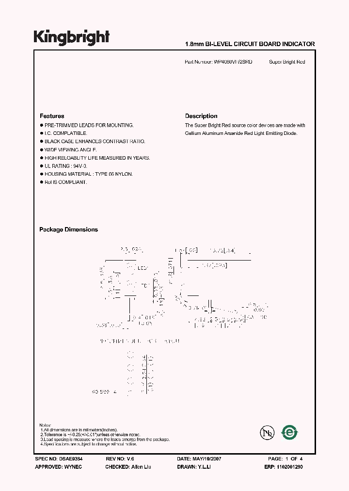 WP4060VH-2SRD_1187760.PDF Datasheet