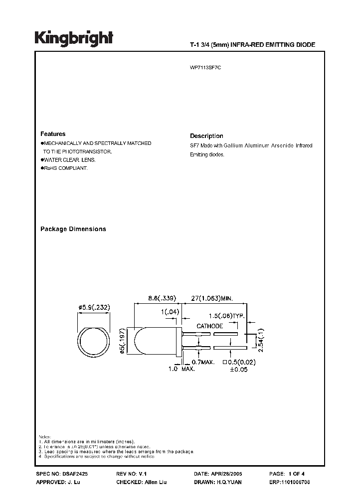 WP7113SF7C_1336676.PDF Datasheet
