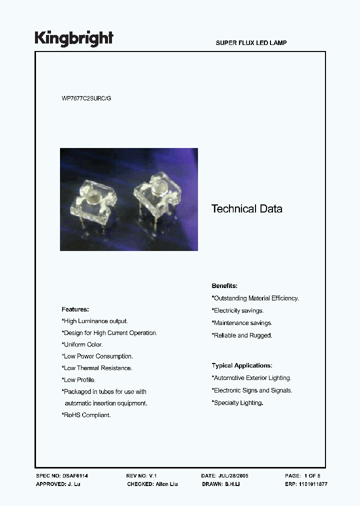 WP7677C2SURC-G_1048903.PDF Datasheet