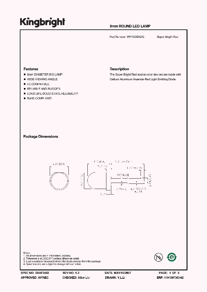 WP793SRDE_1336745.PDF Datasheet