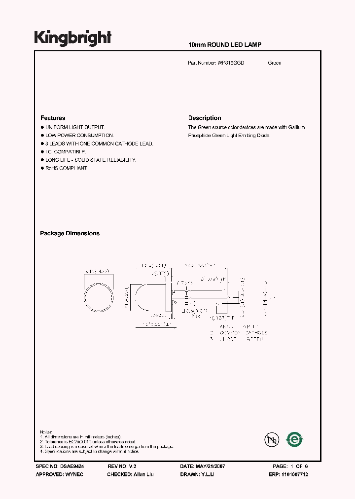 WP819GGD_1336766.PDF Datasheet
