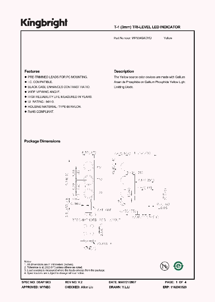 WP934SA3YD_1336801.PDF Datasheet