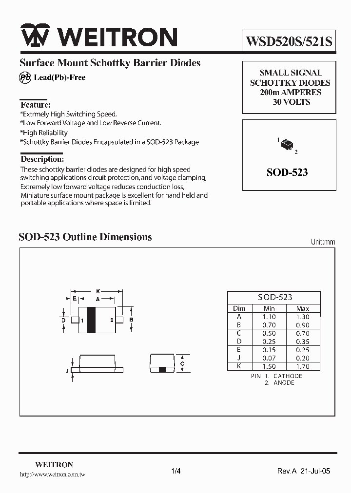 WSD520S_1088204.PDF Datasheet