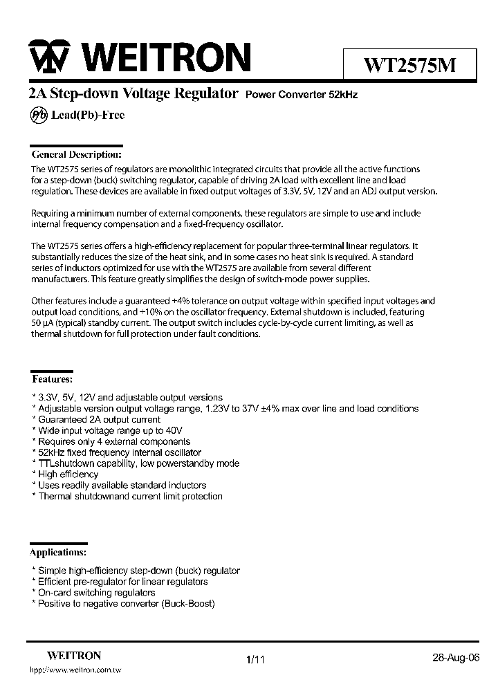 WT2575M_1085523.PDF Datasheet