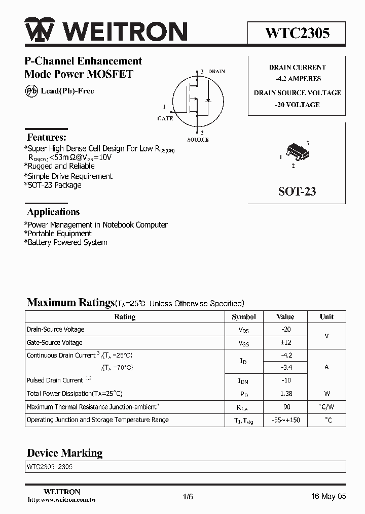 WTC2305_1088247.PDF Datasheet
