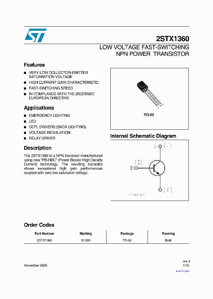 X1360_1337063.PDF Datasheet