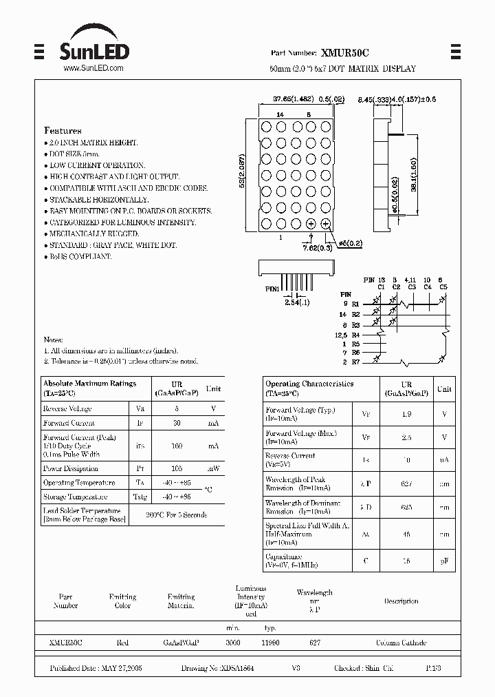 XMUR50C_1337868.PDF Datasheet