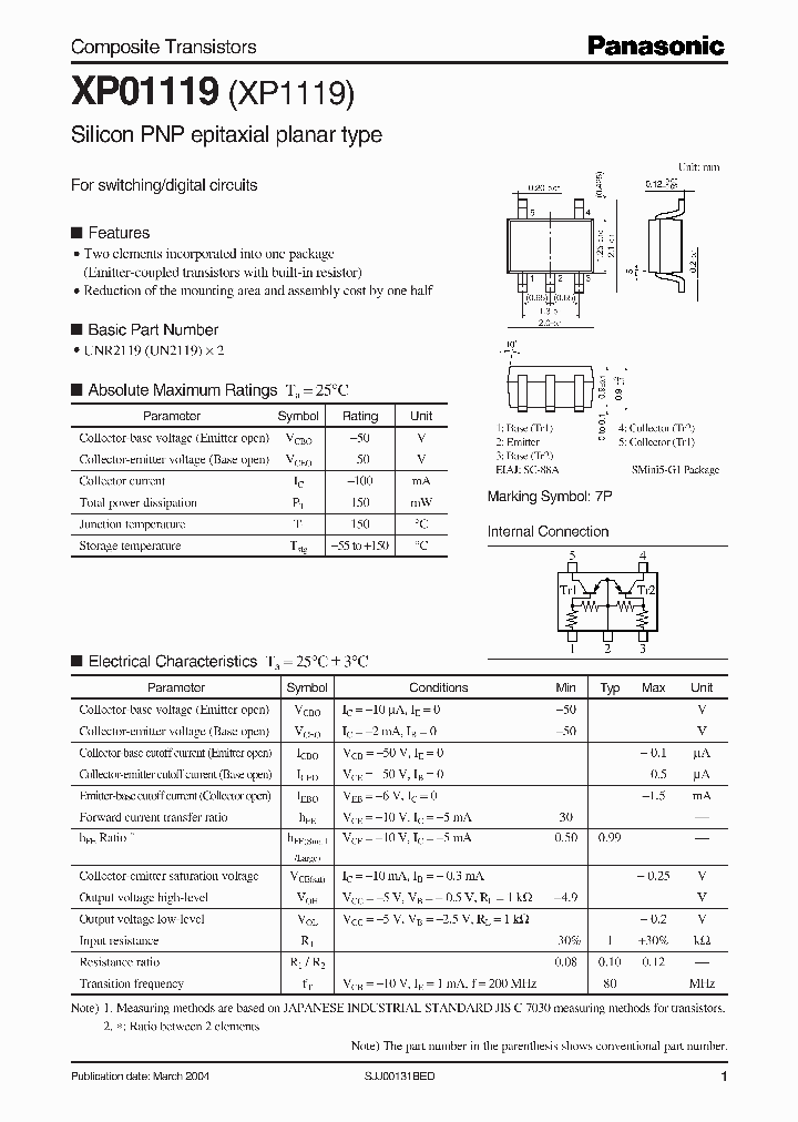 XP01119_1337980.PDF Datasheet