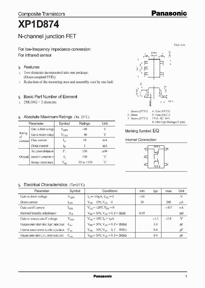 XP1D874_1338074.PDF Datasheet