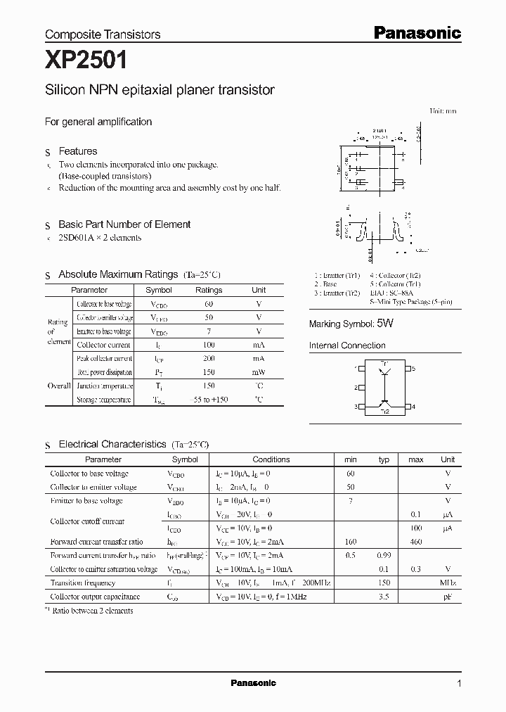 XP2501_1338080.PDF Datasheet