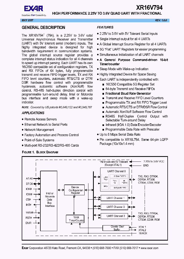 XR16V794_1179943.PDF Datasheet
