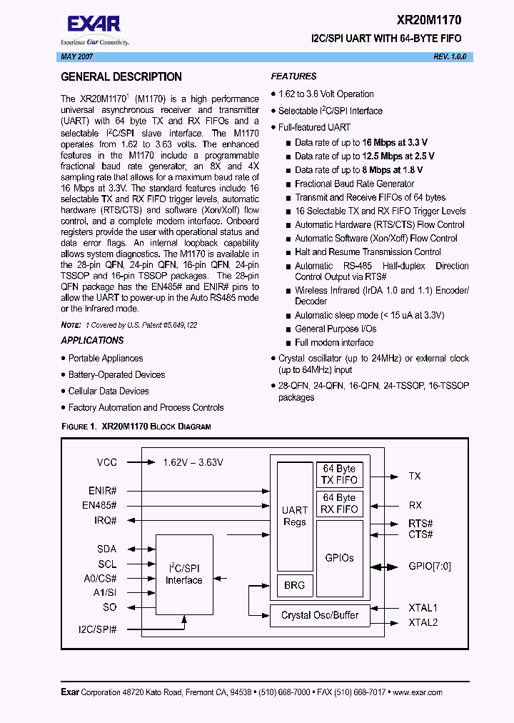 XR20M1170IL28_1338233.PDF Datasheet