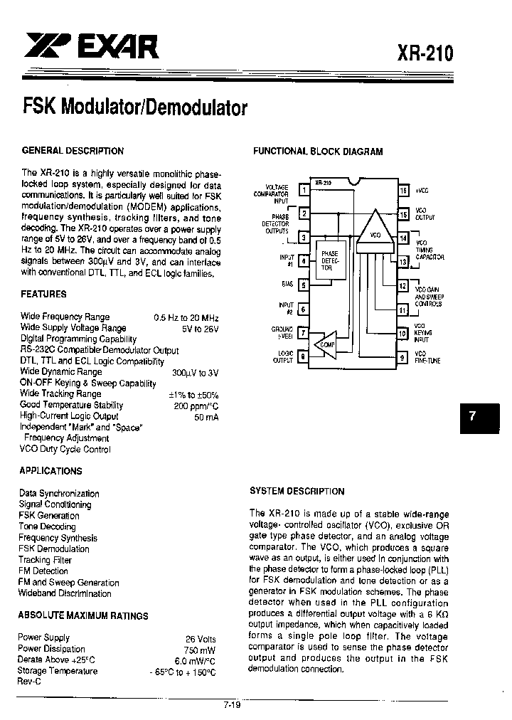 XR-210_1338237.PDF Datasheet