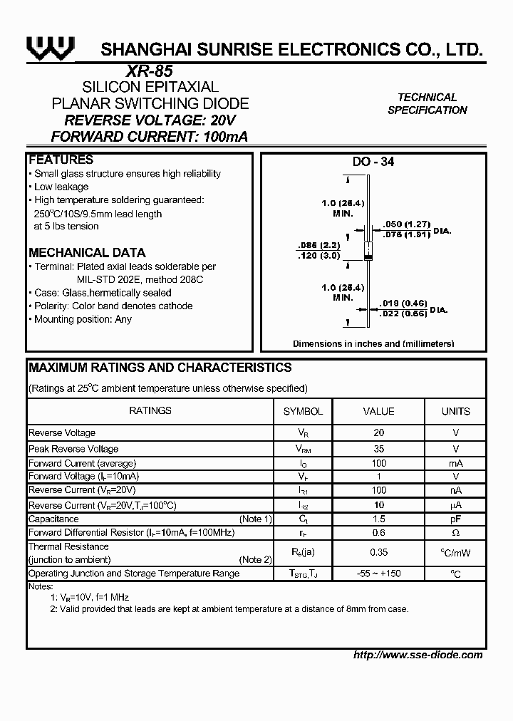 XR-85_1338268.PDF Datasheet