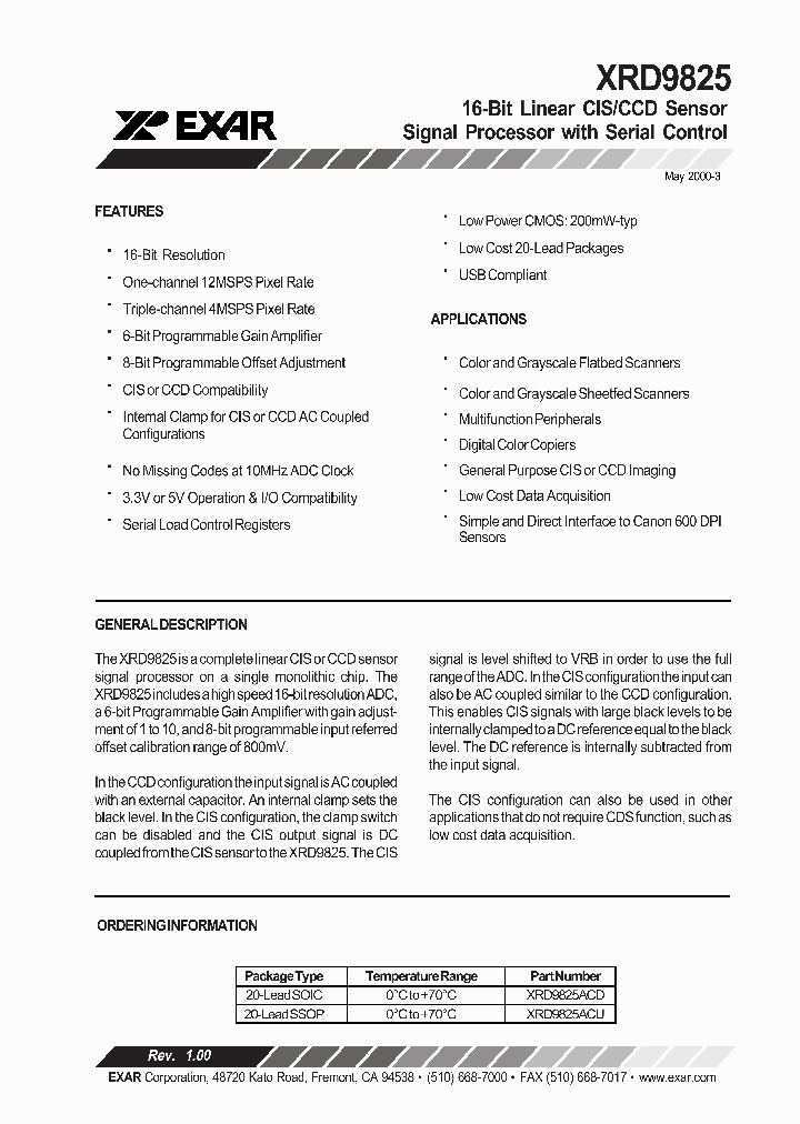 XRD9825_1056545.PDF Datasheet