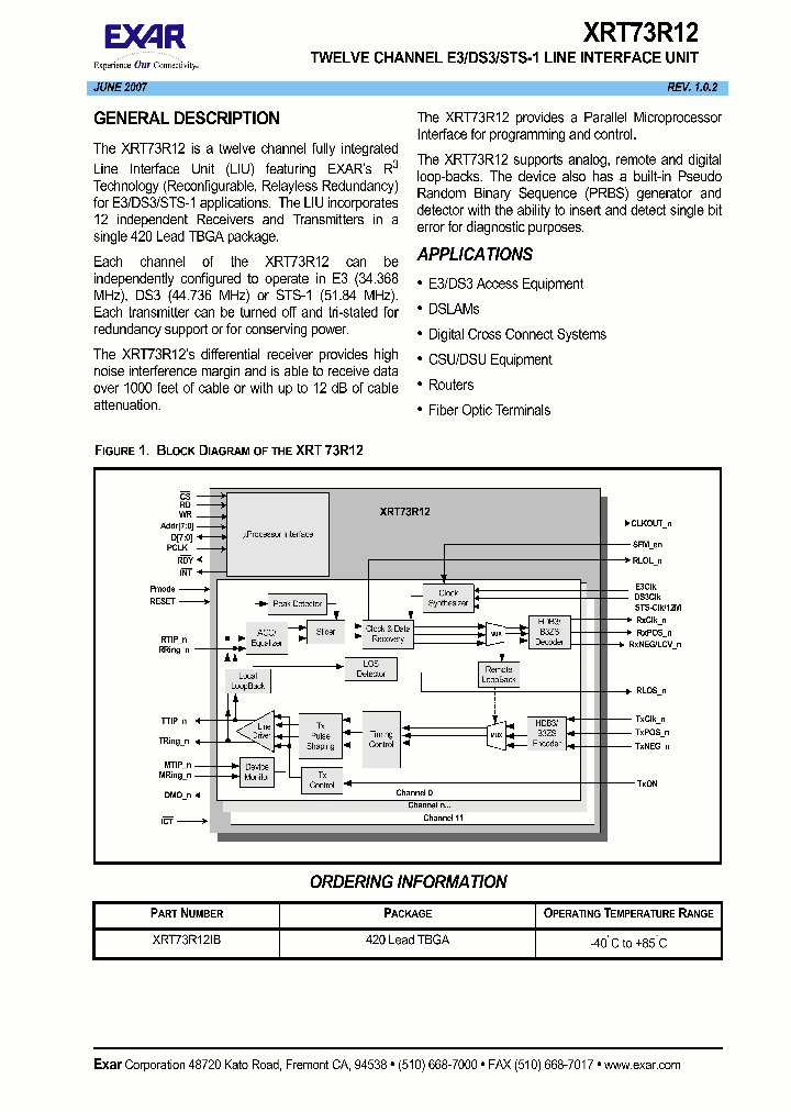 XRT73R1207_1177755.PDF Datasheet