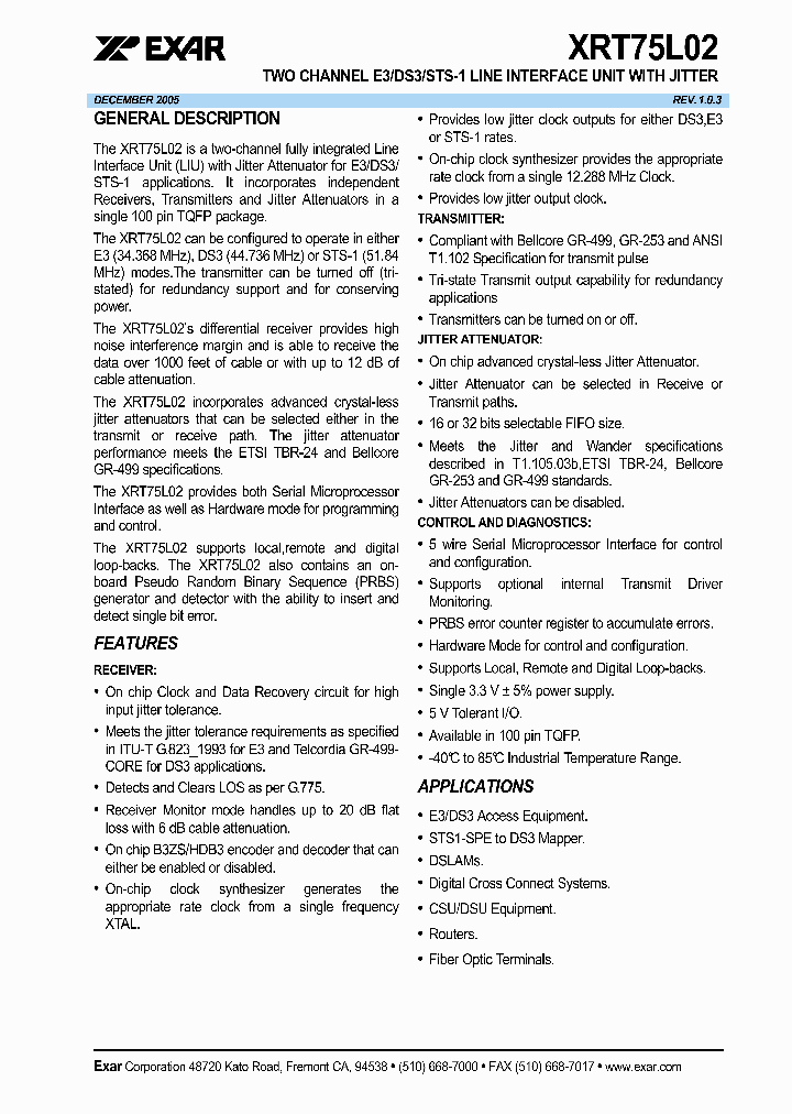 XRT75L02_1177736.PDF Datasheet