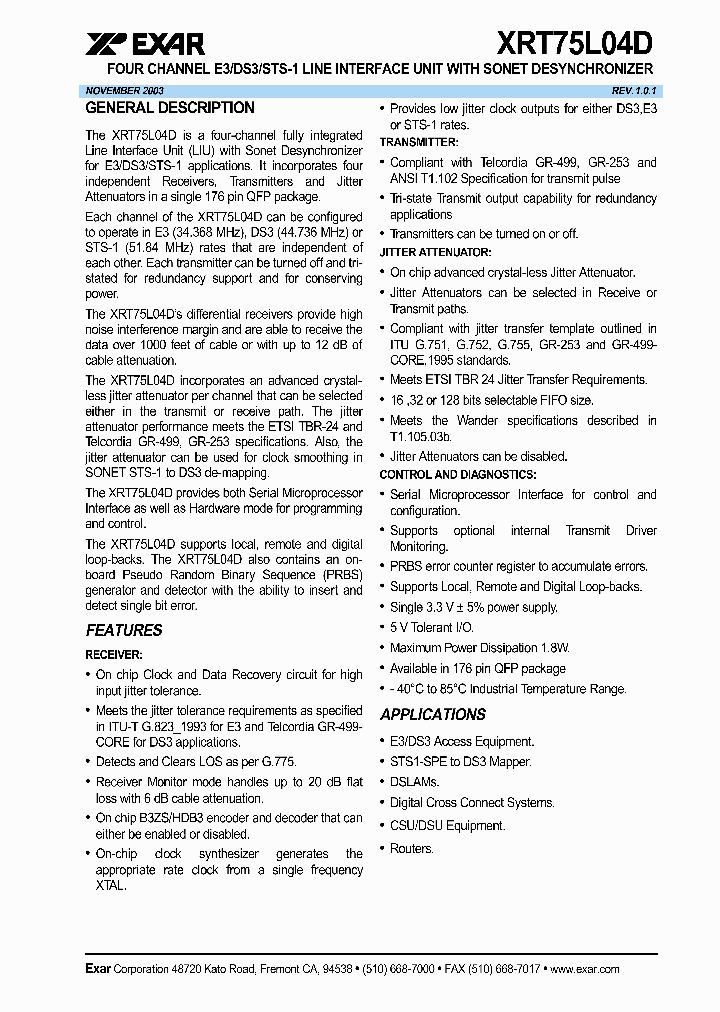 XRT75L04D_1177743.PDF Datasheet