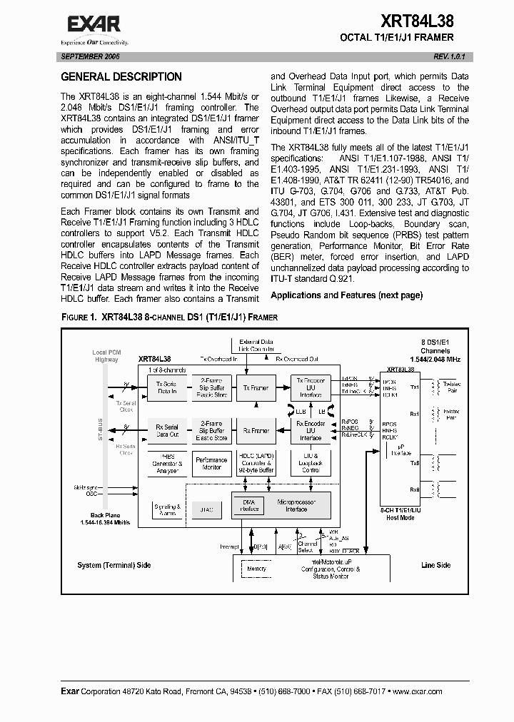 XRT84L3806_1338429.PDF Datasheet