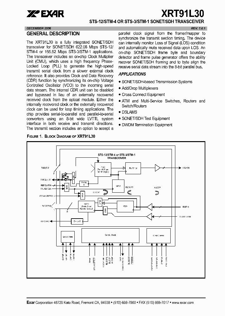 XRT91L300611_1338449.PDF Datasheet