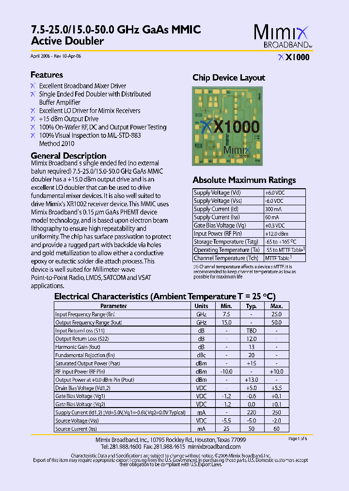XX1000_1338542.PDF Datasheet