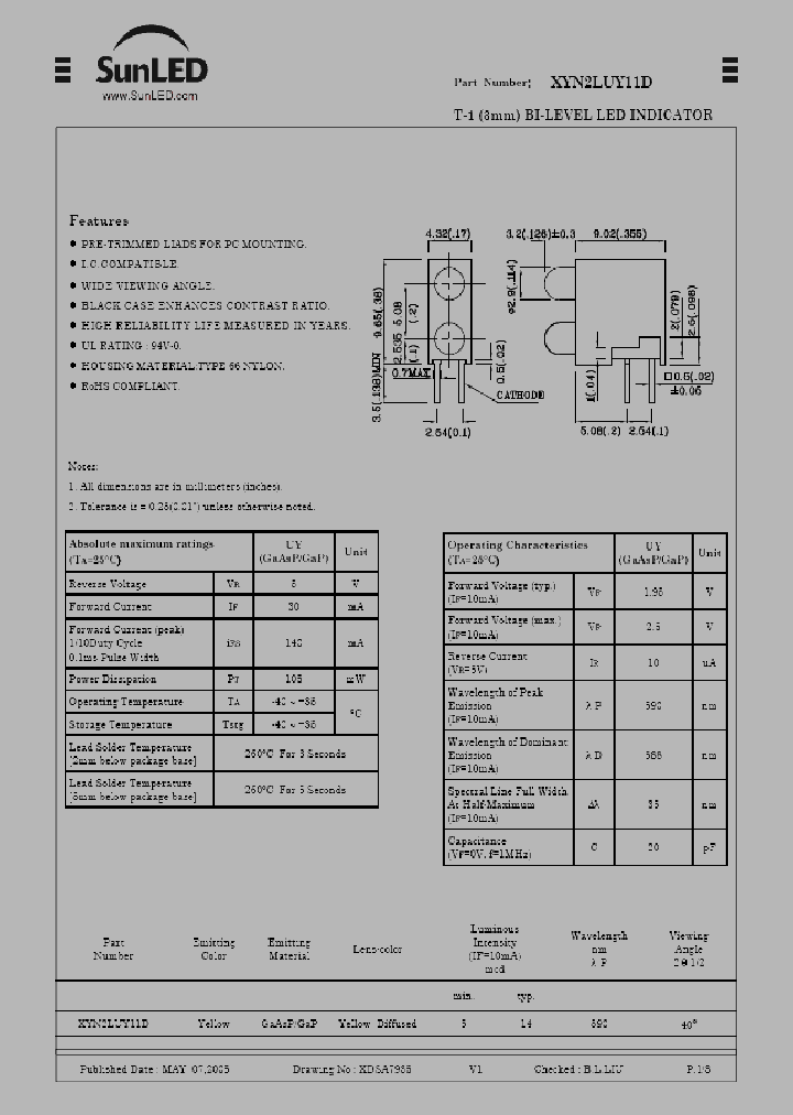 XYN2LUY11D_1338557.PDF Datasheet