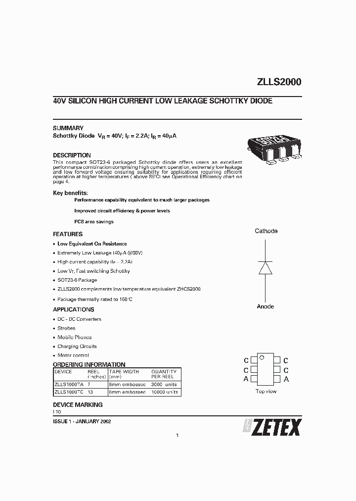 ZLLS2000_1339251.PDF Datasheet
