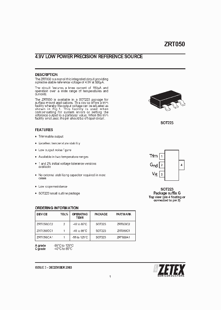 ZRT05003_1339456.PDF Datasheet