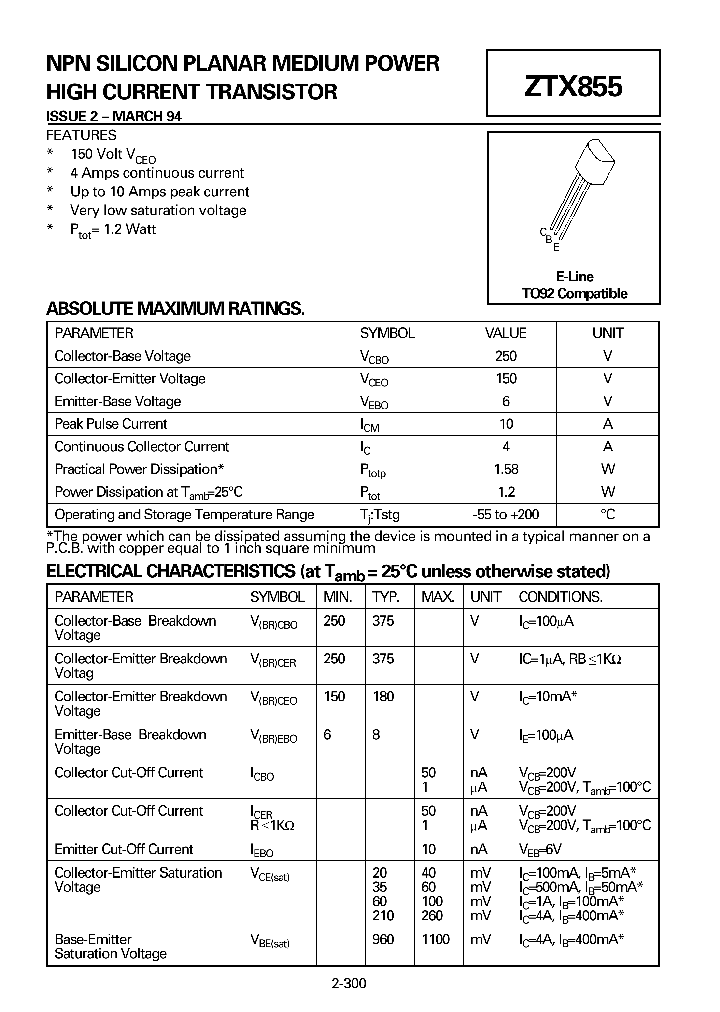 ZTX855_1136093.PDF Datasheet