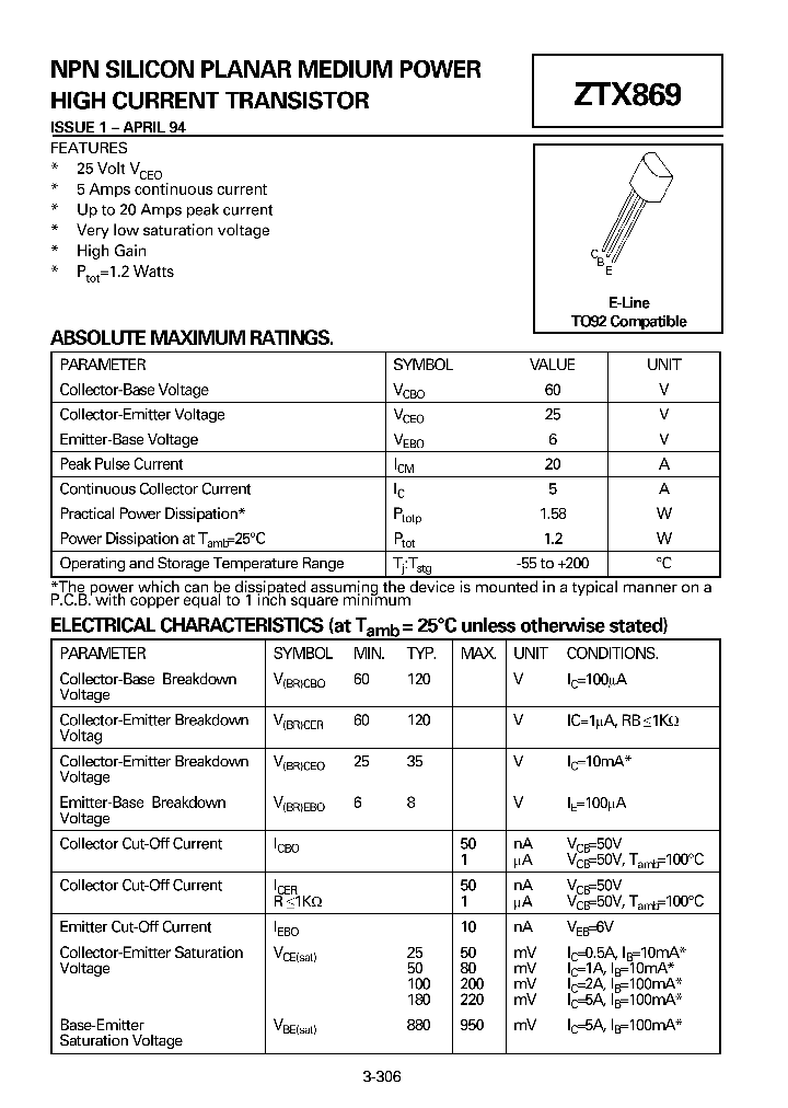 ZTX869_1339588.PDF Datasheet