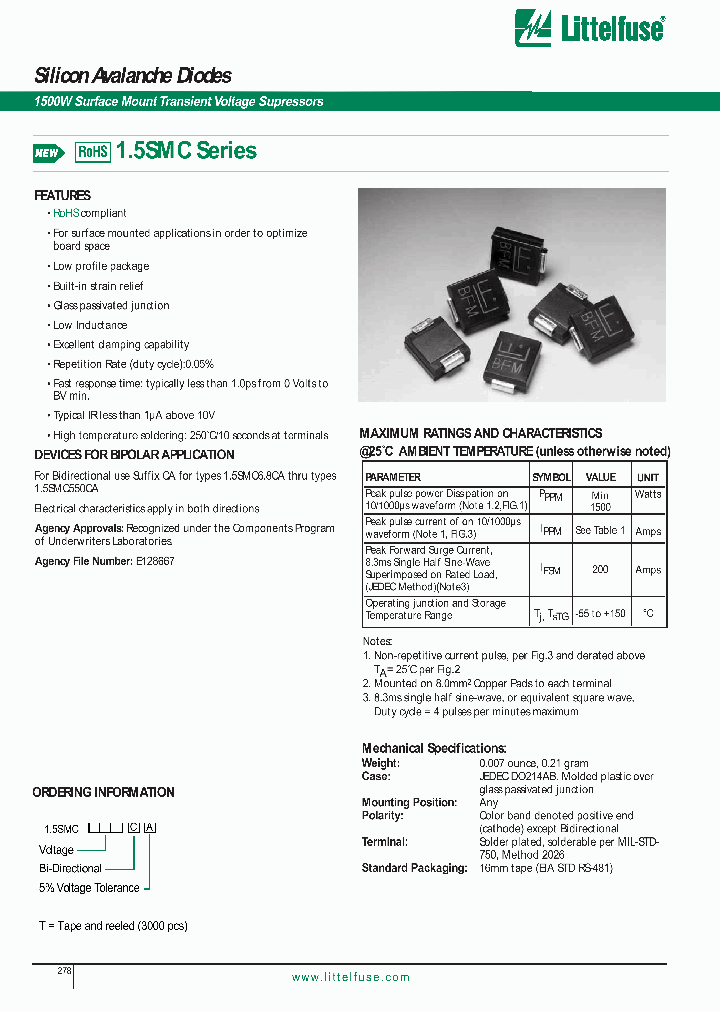 15SMC300A_4149120.PDF Datasheet