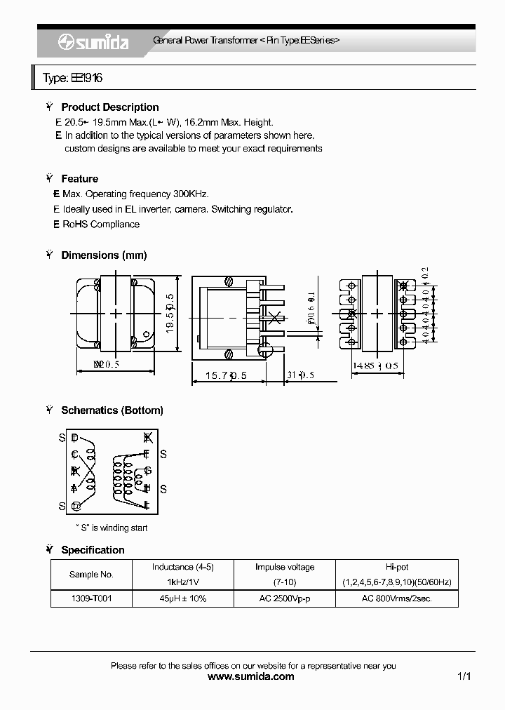 EE1916_4137112.PDF Datasheet