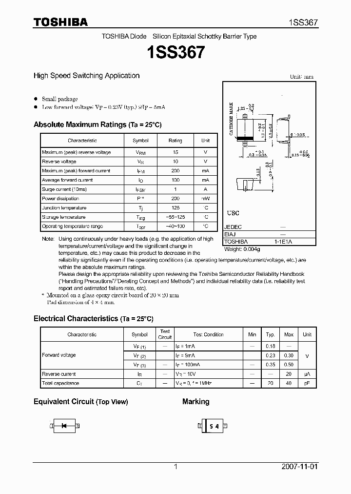 1SS36707_4126198.PDF Datasheet