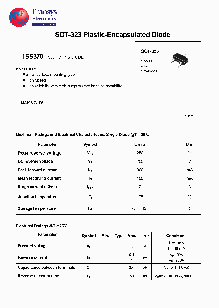 1SS370_4146363.PDF Datasheet