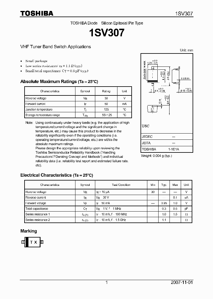 1SV30707_4124877.PDF Datasheet
