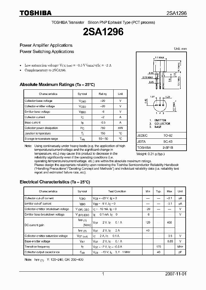 2SA129607_4112725.PDF Datasheet