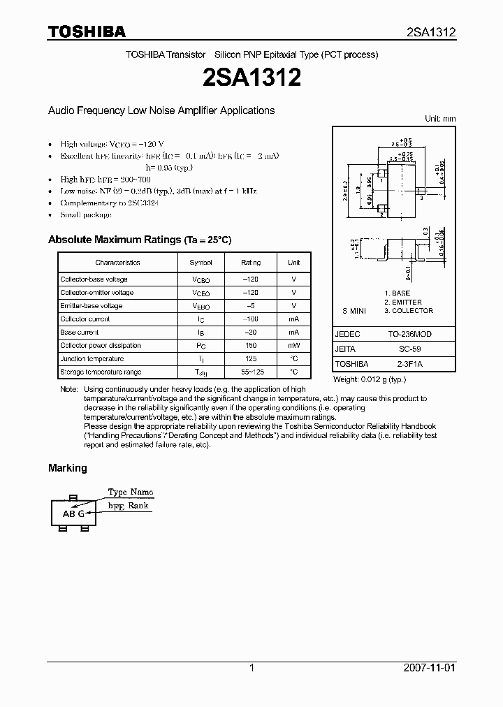 2SA131207_4124665.PDF Datasheet