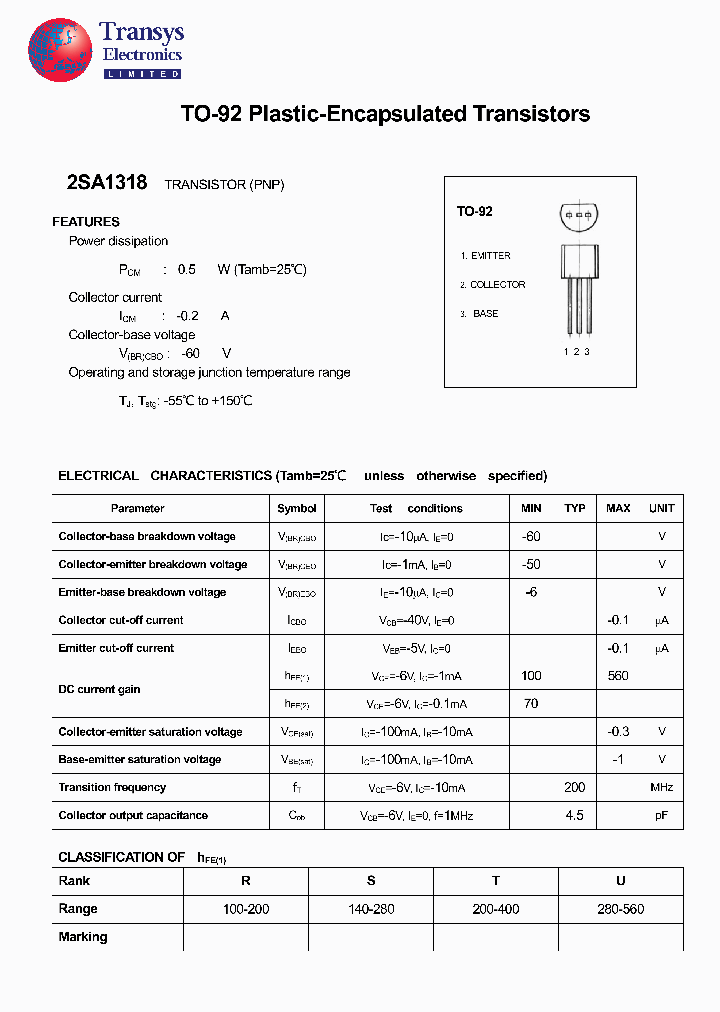 2SA1318_4113874.PDF Datasheet