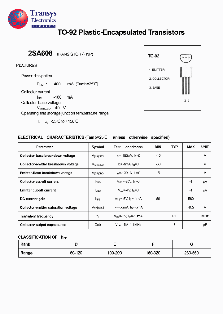 2SA608_4106772.PDF Datasheet