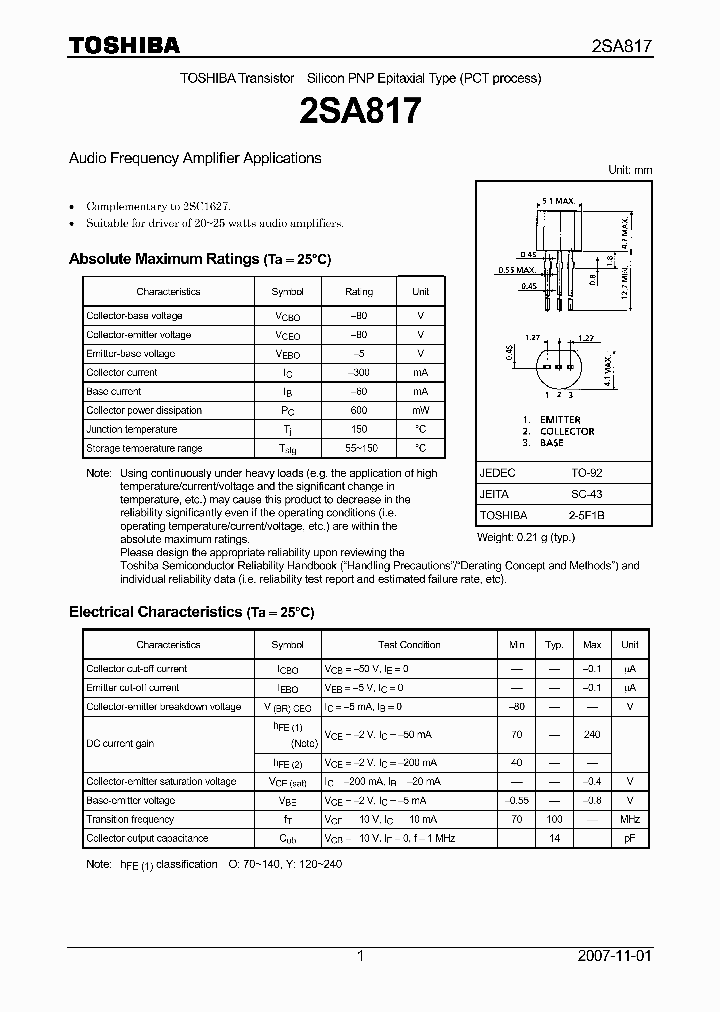 2SA81707_4124863.PDF Datasheet