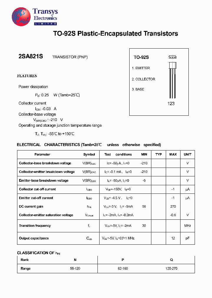 2SA821S_4114937.PDF Datasheet