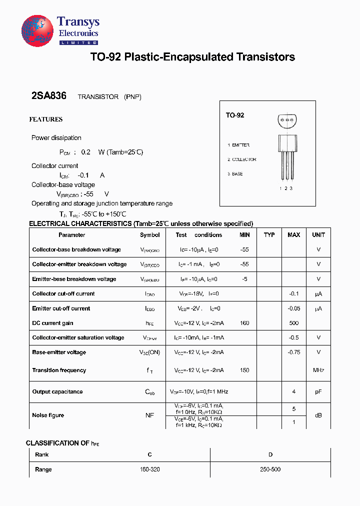 2SA836_4112145.PDF Datasheet