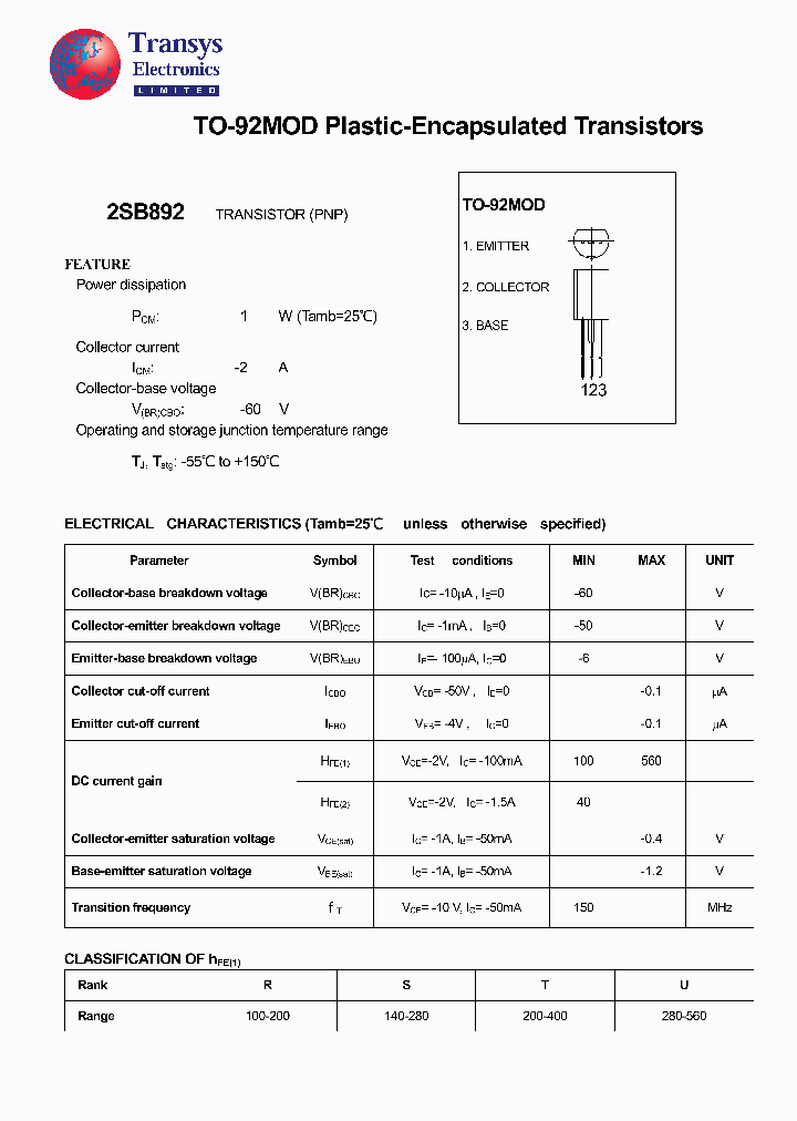 2SB892_4106432.PDF Datasheet